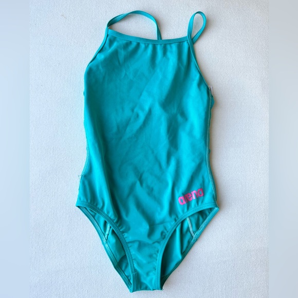 Arena youth one piece suit size 26 in teal - Picture 1 of 4